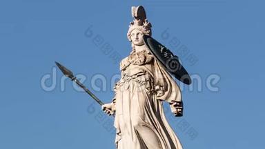希腊<strong>女神雅典娜</strong>的经典雕像